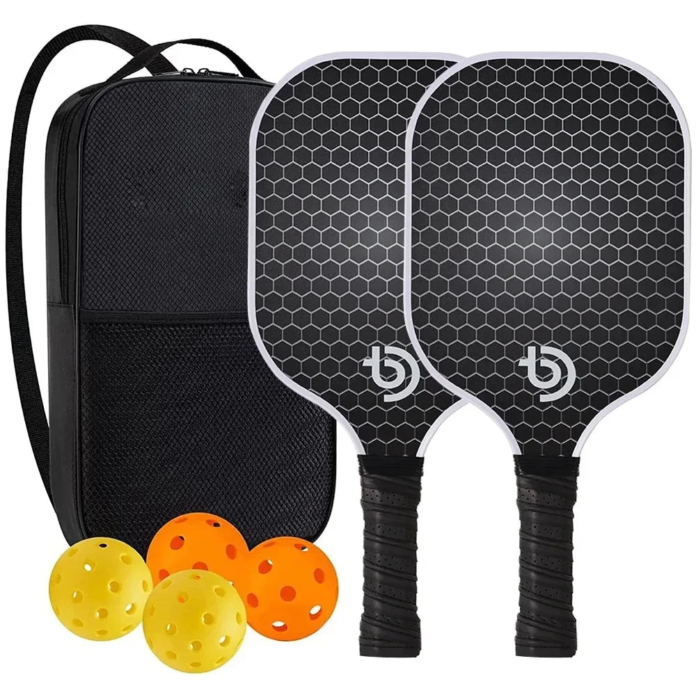 Pickleball Paddle Set – Graphite Carbon Fiber, USAPA Approved