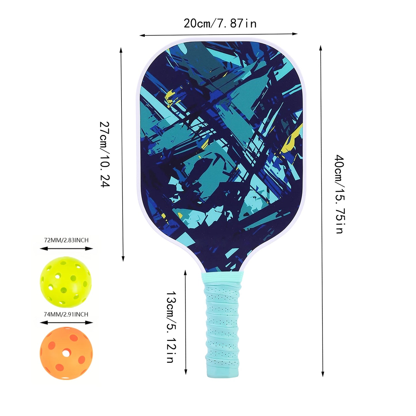 USAPA Approved Pickleball Paddle Set – Carbon Fiber