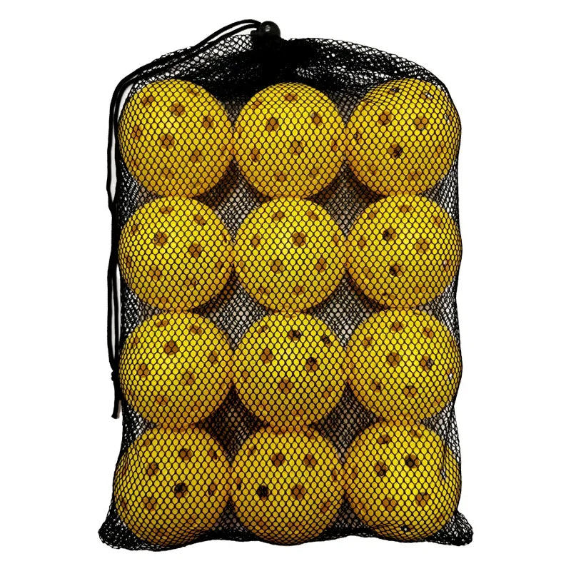 12 Pickleballs 74mm – Indoor Training & Practice