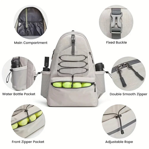 Men’s & Women’s Pickleball Backpack – Racket & Shoe Storage