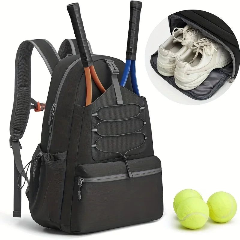 Men’s & Women’s Pickleball Backpack – Racket & Shoe Storage