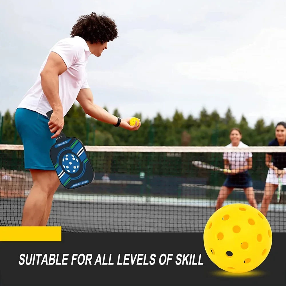 12 Pickleballs 72mm – Indoor Training & Practice