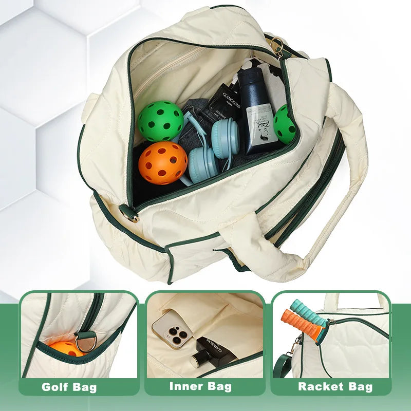 Women’s Pickleball Racket Bag – Handheld & Crossbody