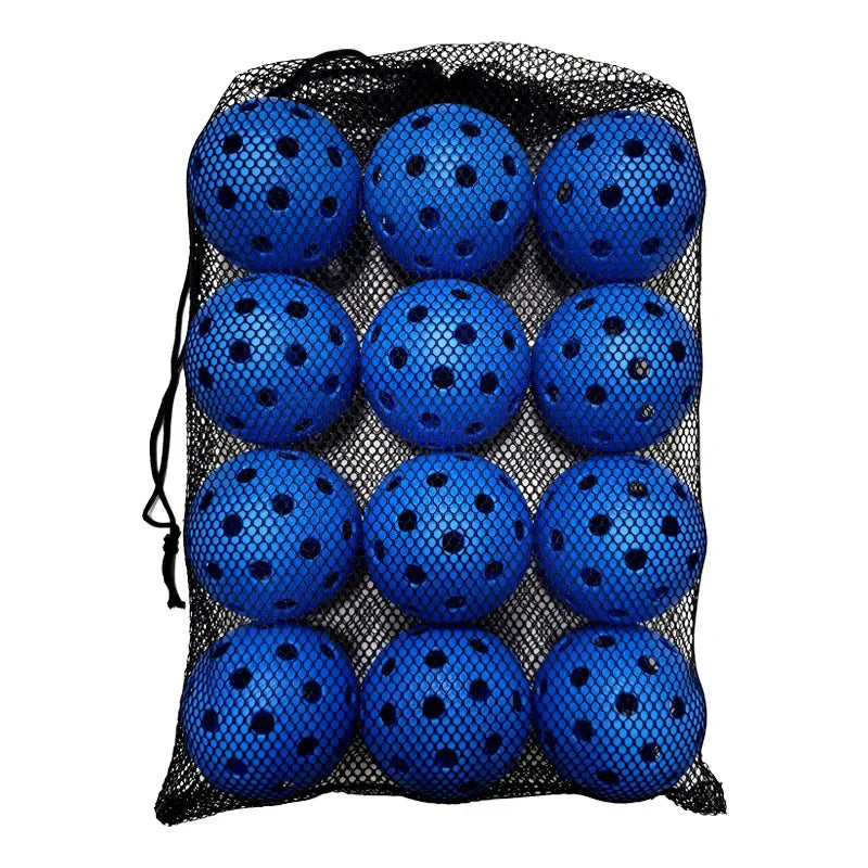 12 Pickleballs 74mm – Indoor Training & Practice