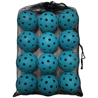 12 Pickleballs 74mm – Indoor Training & Practice