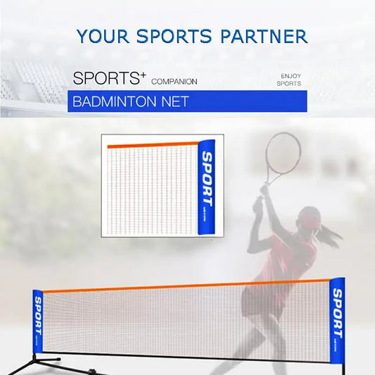 Portable Pickleball & Badminton Net – Easy Setup, Durable