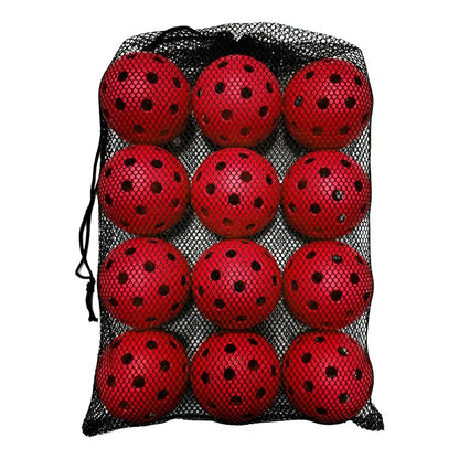12 Pickleballs 74mm – Indoor Training & Practice