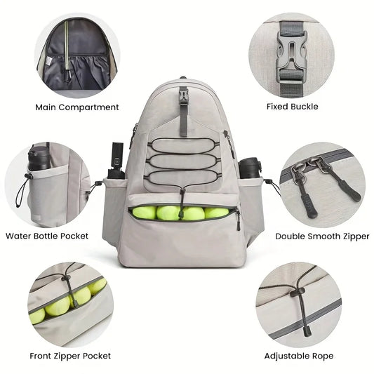 Men’s & Women’s Pickleball Backpack – Racket & Shoe Storage