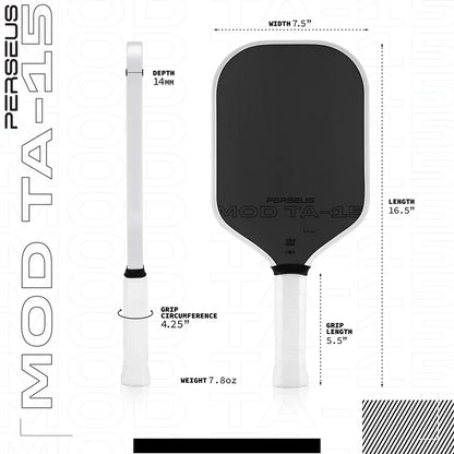 MOD TA-15 Pickleball Paddle – Carbon Fiber 14mm