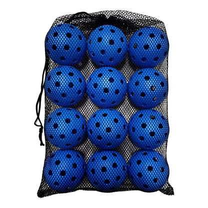 12 Pickleballs 74mm – Indoor Training & Practice